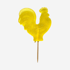 Леденец из изомальта "Петушок большой желтый" 19 г ЛД1 