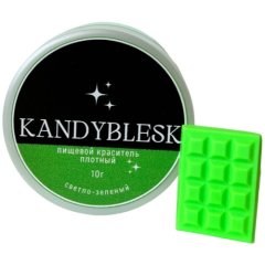 Блеск-краситель пищевой KANDYBLESK Светло-зелёный 