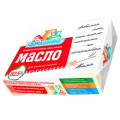 Масло сливочное "Село Домашкино" 82,5% 180 г 