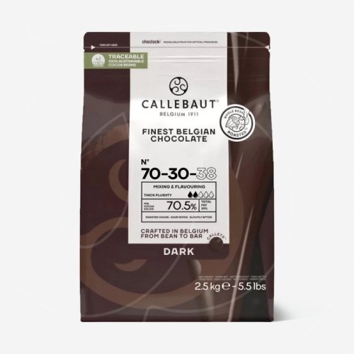 Шоколад горький CALLEBAUT 70,5% 500 г 70-30-38NV-595,  70-30-38RT-U71