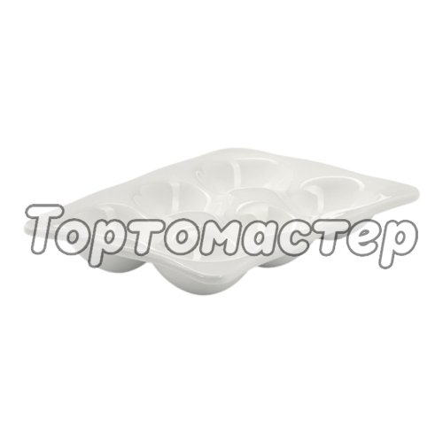 Подставка для яиц фарфоровая 18х13 см 10066651