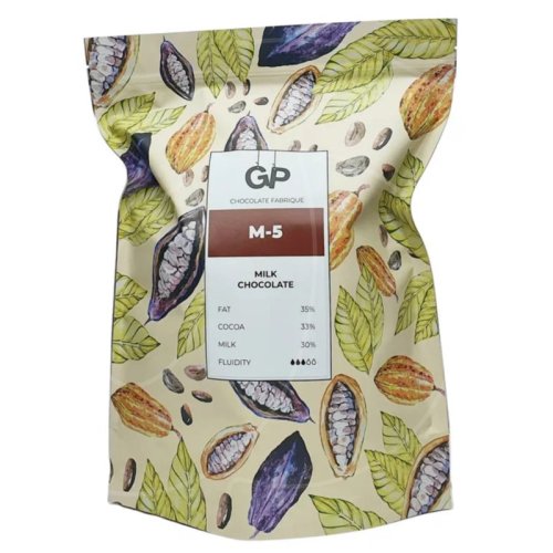 Шоколад молочный GP "М-5" 33% 500 г М-5