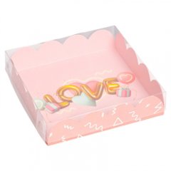 Коробка для сладостей "Воздушная любовь" 13x13x3 см 7155175