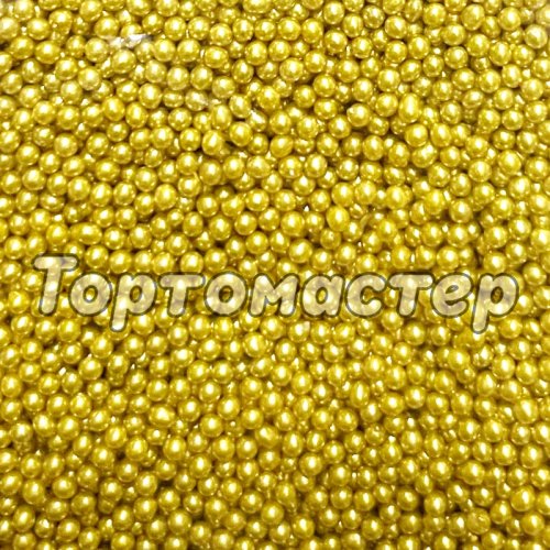 Сахарные шарики Золото 1-2 мм 50 г 33153