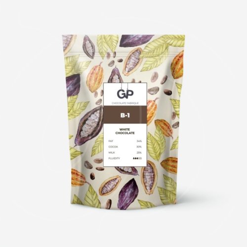 Шоколад белый GP "Б-1" 34% 500 г Б-1