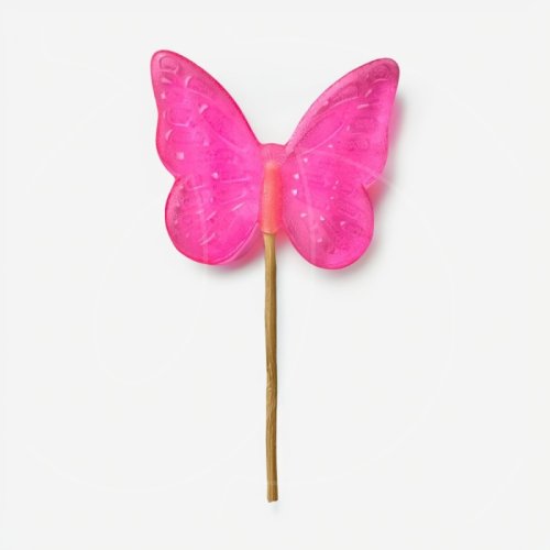 Леденец из изомальта "Бабочка розовая" 15 г ЛД1 