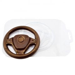 Форма пластиковая Плитка шоколада "Руль авто" 