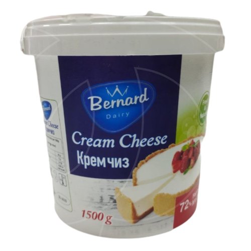 Сыр творожный Bernard Cream Cheese 72% 1,5 кг 
