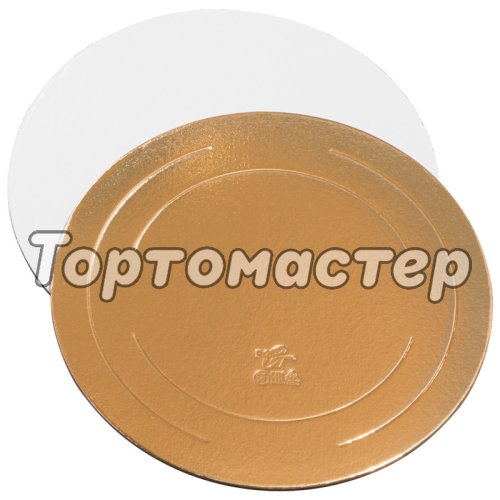 Подложка под торт Золото/Белый ForGenika 3,2 мм 24 см 20 шт ForG BASE 3,2 G/P D 240 S 