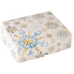 Коробка для сладостей "Снежинки" 20х17х6 см 7043573