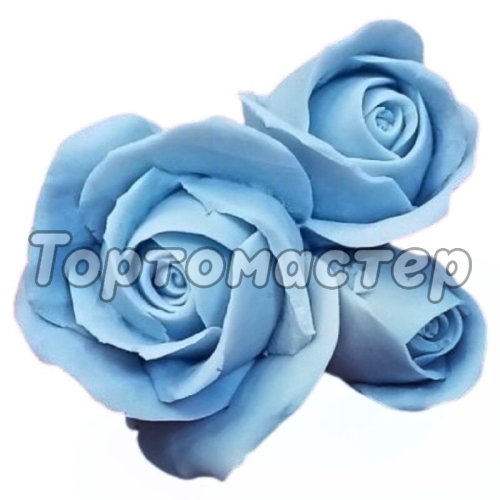 Молд силиконовый 3D Три Розы 03530