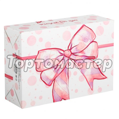 Коробка для сладостей "Розовый бант" 3924795