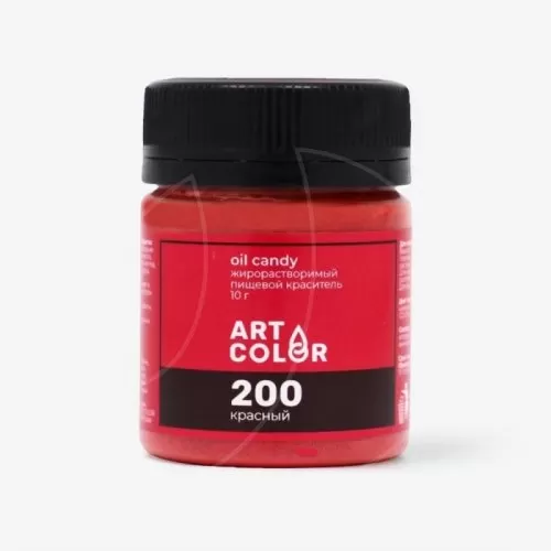 Краситель пищевой сухой жирорастворимый ART COLOR "OIL CANDY Красный" 10 г OIL-4678-10