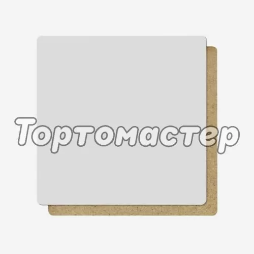 Подложка под торт ЛХДФ Белая 3 мм 30х40 см L3/30х40