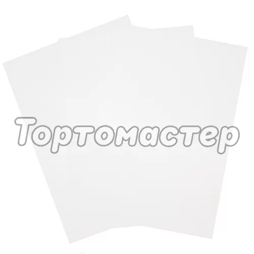 Вафельная бумага А4 0,6 мм Толстая 25 листов 