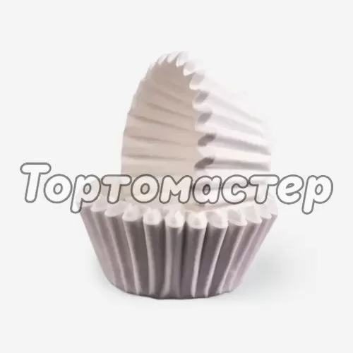 Капсула бумажная Белая D30 H23 40 шт 810101, RW75