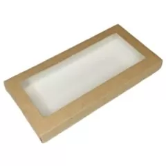 Коробка для шоколадной плитки крафт 17х8х1,5 см ForG CHOCO I W K 170*80*15 