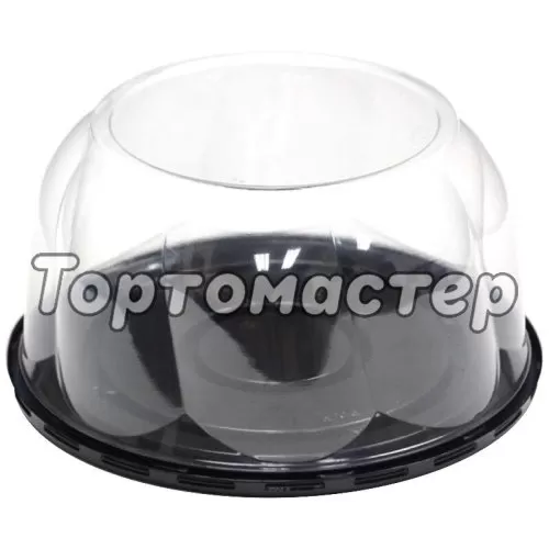 Контейнер для десерта Круг Чёрный D19,5 H10 ЮУПМ6033