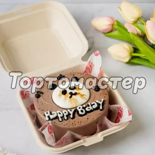 Коробка для бенто-торта белая 15,5х15,5 см дно 10х10 см 50 шт Б-72, B003, B101B, HL66
